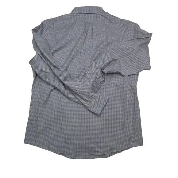 Brooks Brothers Regent Dress Shirt, white/burgundy check, Size 16 1/2 35 - Picture 2 of 2